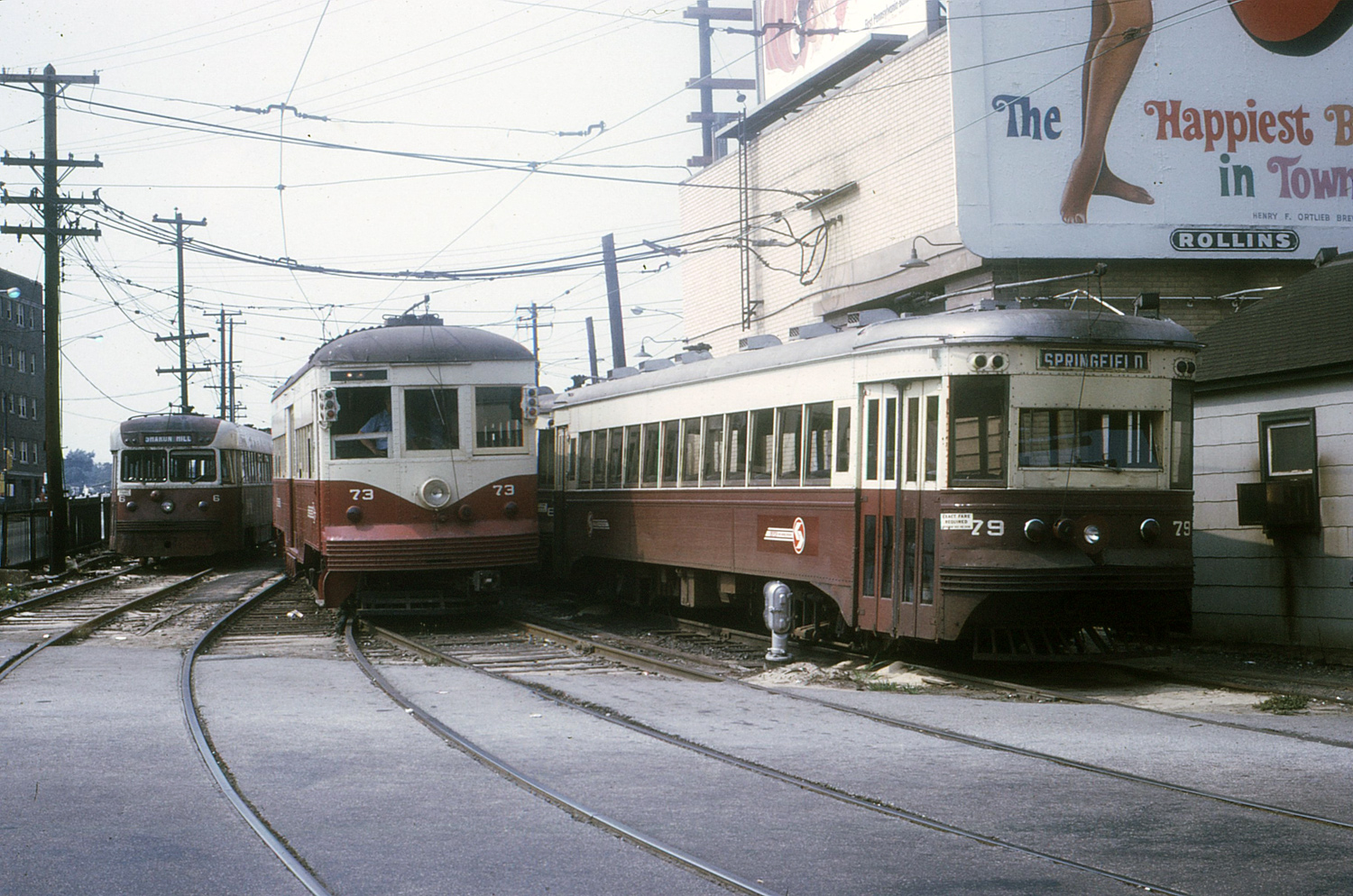 Филадельфия, Brilliner № 6; Филадельфия, Четырёхосный моторный Brill № 73; Филадельфия, Brill "Master Unit" (suburban) № 79