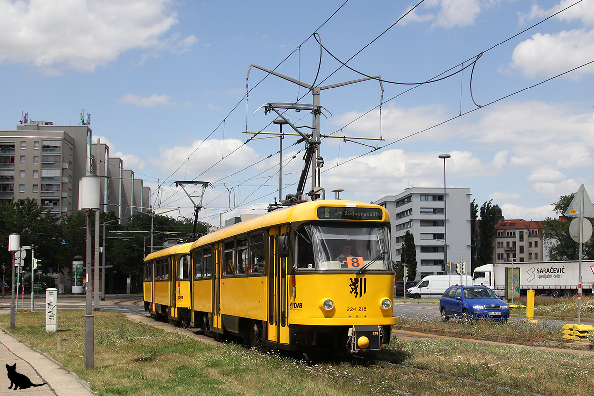 Dresden, Tatra T4D-MT Nr. 224 218