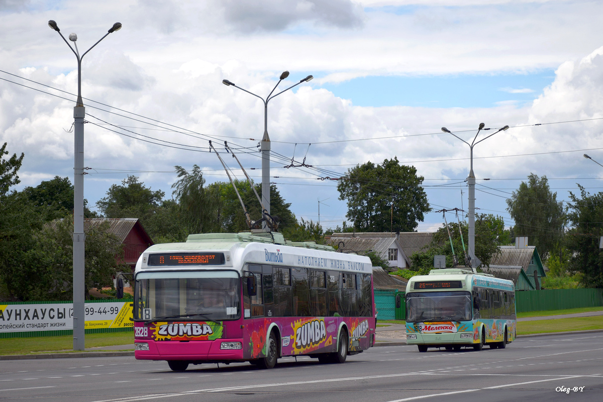 Гомель, БКМ 321 № 2828; Гомель, БКМ 321 № 1818