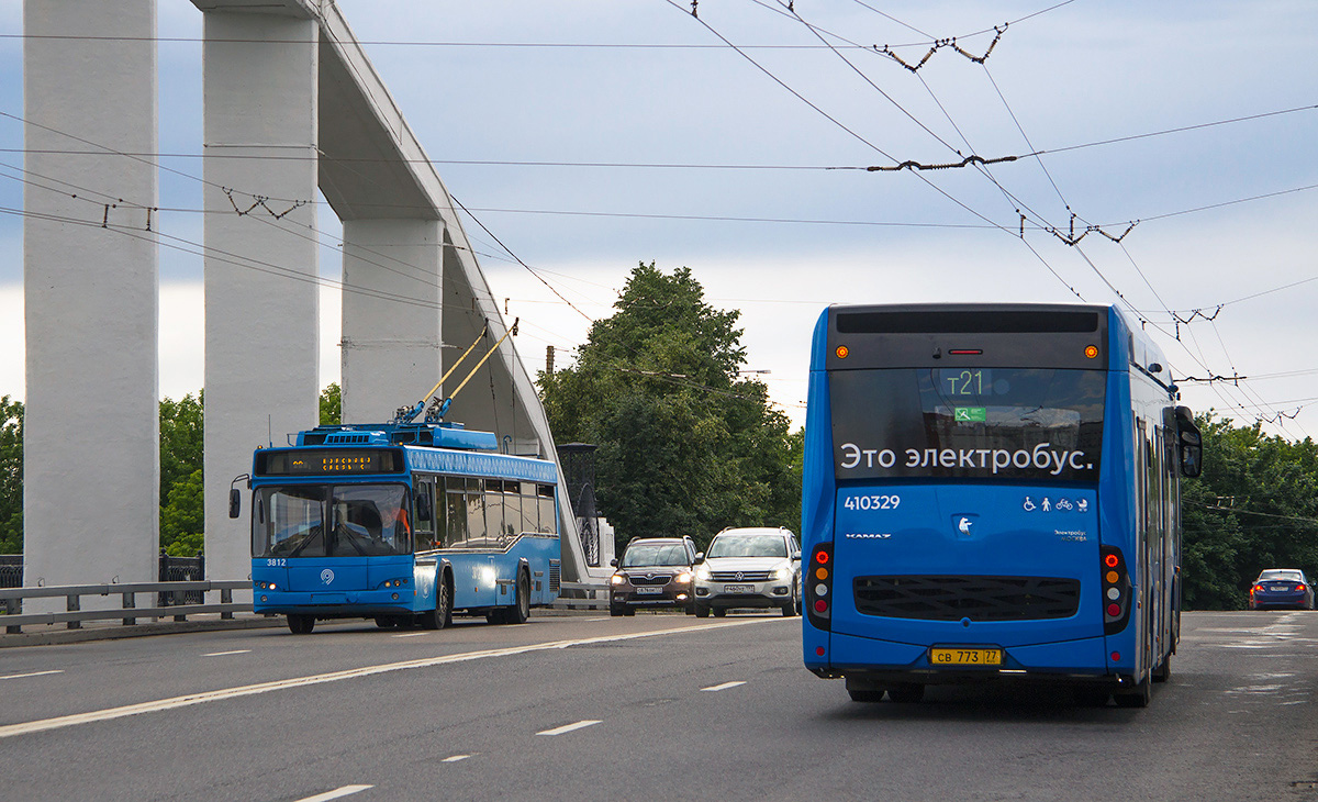 莫斯科, SVARZ-MAZ-6235.00 # 3812; 莫斯科, KAMAZ-6282 # 410329
