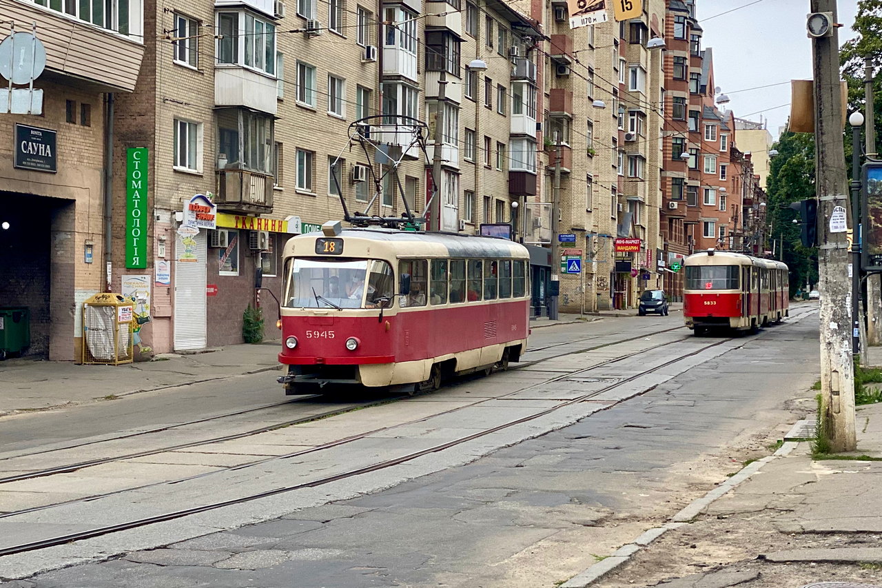 Киев, Tatra T3SU № 5945
