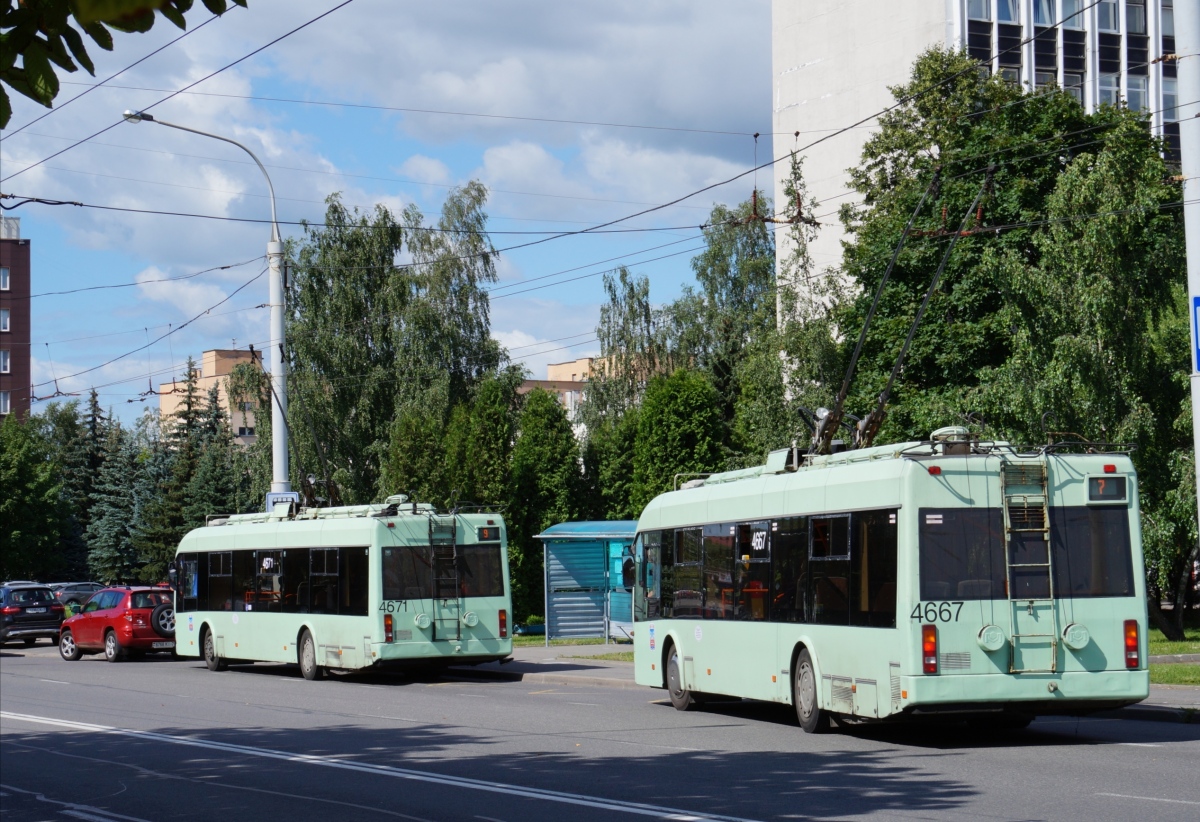Минск, БКМ 321 № 4671; Минск, БКМ 321 № 4667
