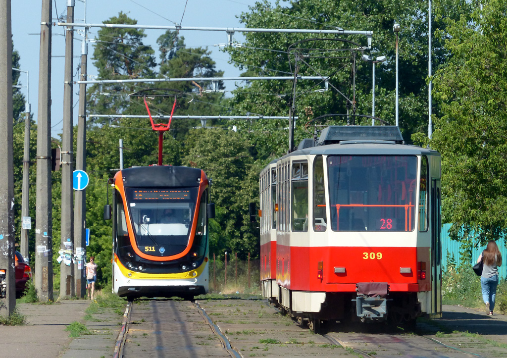 Киев, Tatra T6A5 № 309