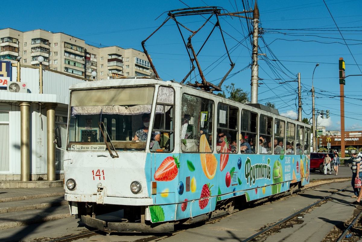 Липецк, Tatra T6B5SU № 141