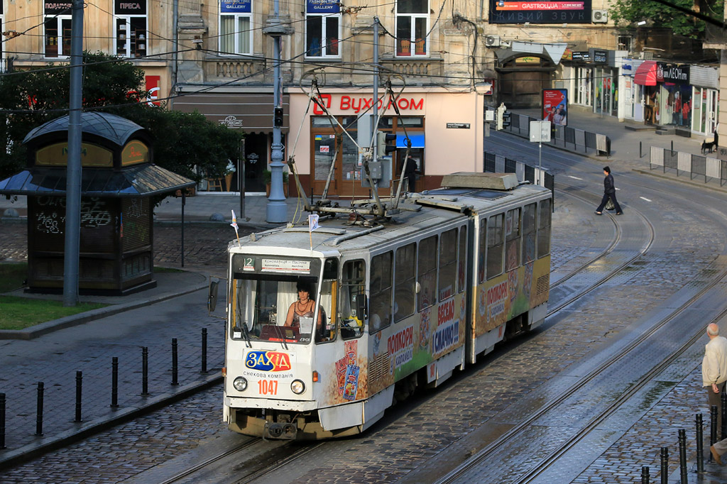 Львов, Tatra KT4SU № 1047