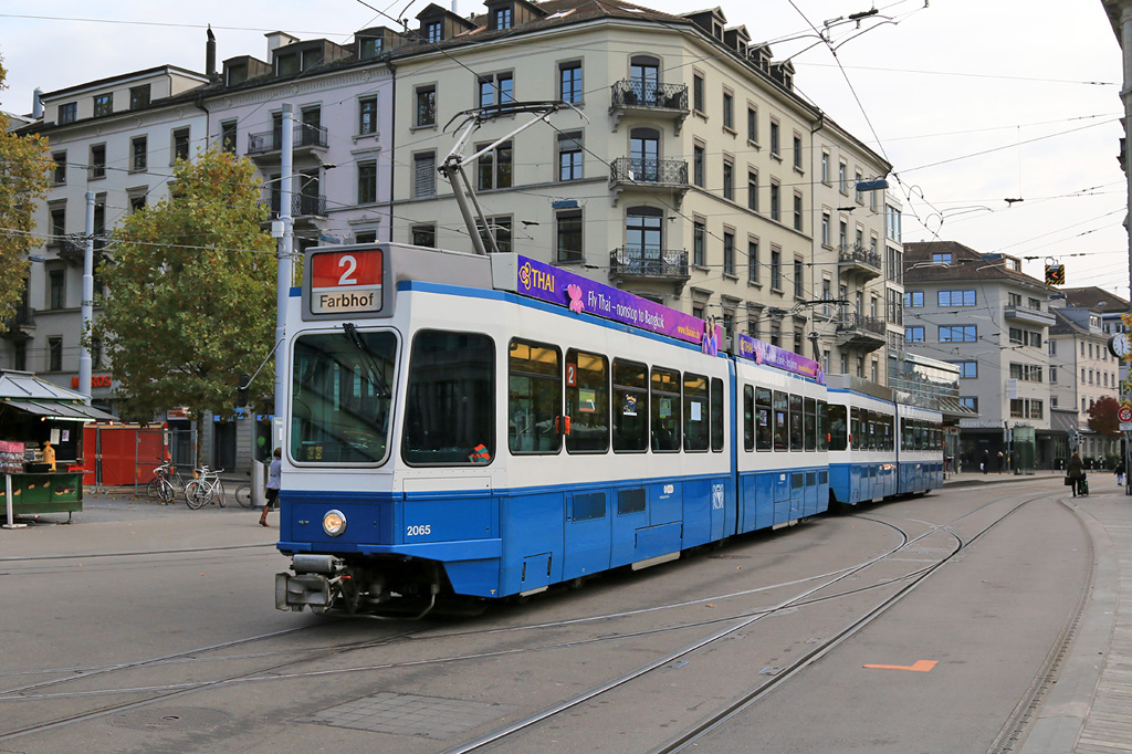 Цюрих, SWP/SIG/BBC Be 4/6 "Tram 2000" № 2065