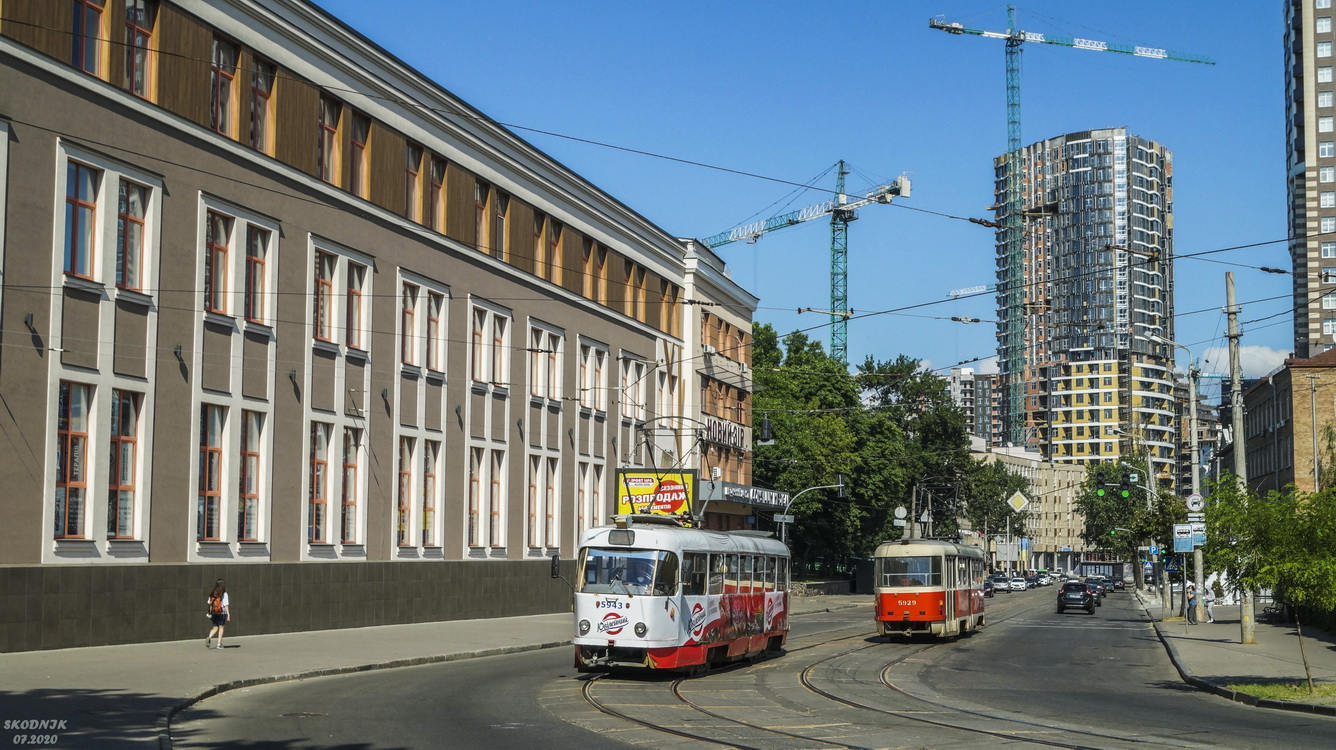 Киев, Tatra T3SU № 5943