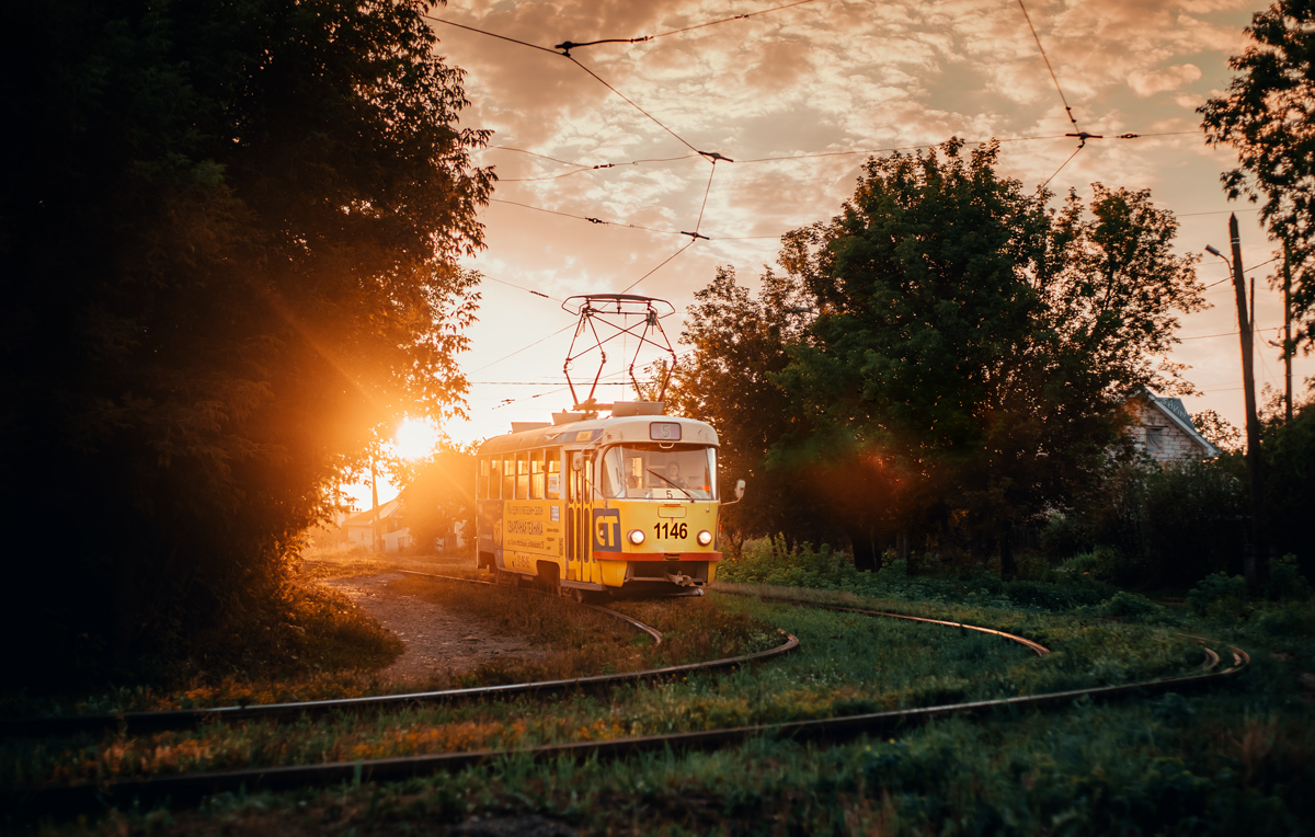 Ижевск, Tatra T3SU (двухдверная) № 1146