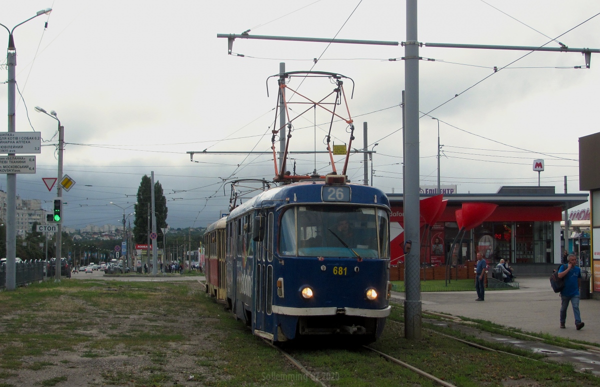 Харків, Tatra T3SU № 681 Харків, Tatra T3SU № 681