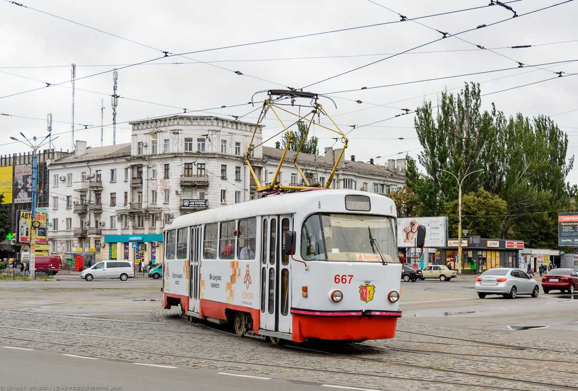 Каменское, Tatra T3SU № 667