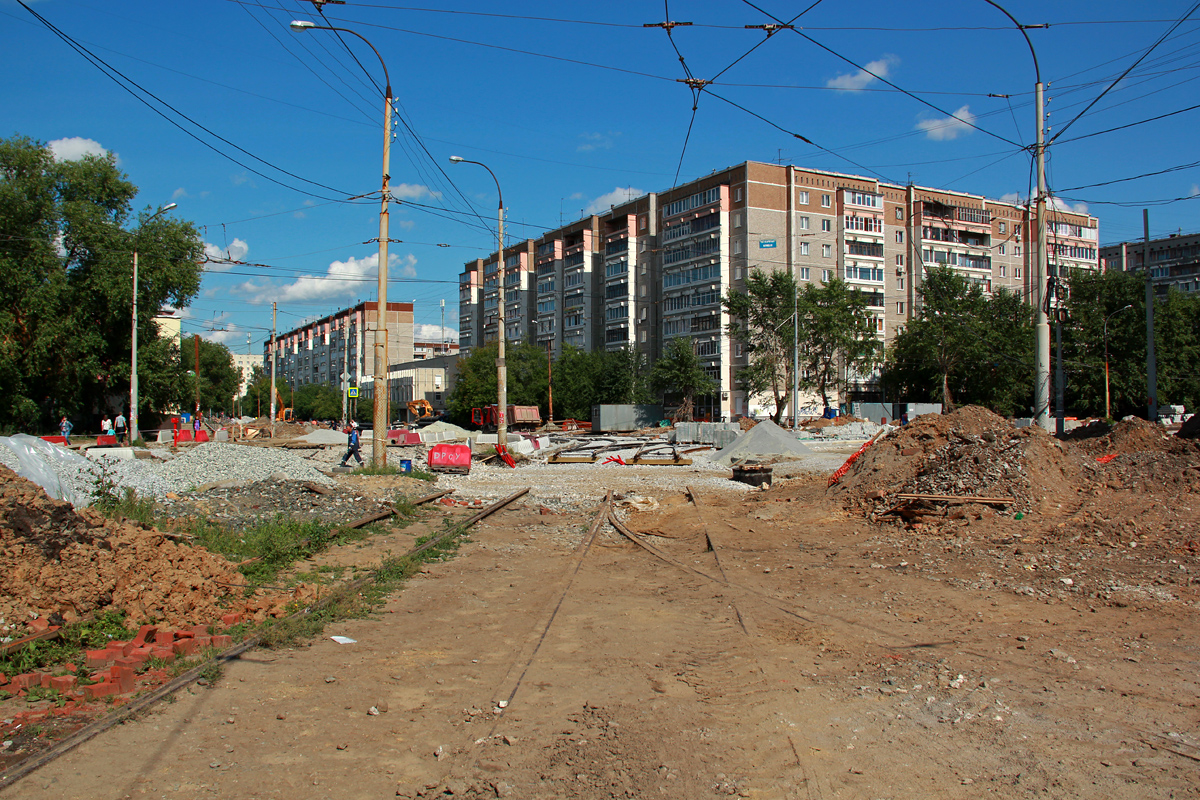 Jekaterinburga — The construction of a tram line Ekaterinburg — Verhnyaya Pyshma; Verkhniaya Pyshma — The construction of a tram line Ekaterinburg — Verhnyaya Pyshma
