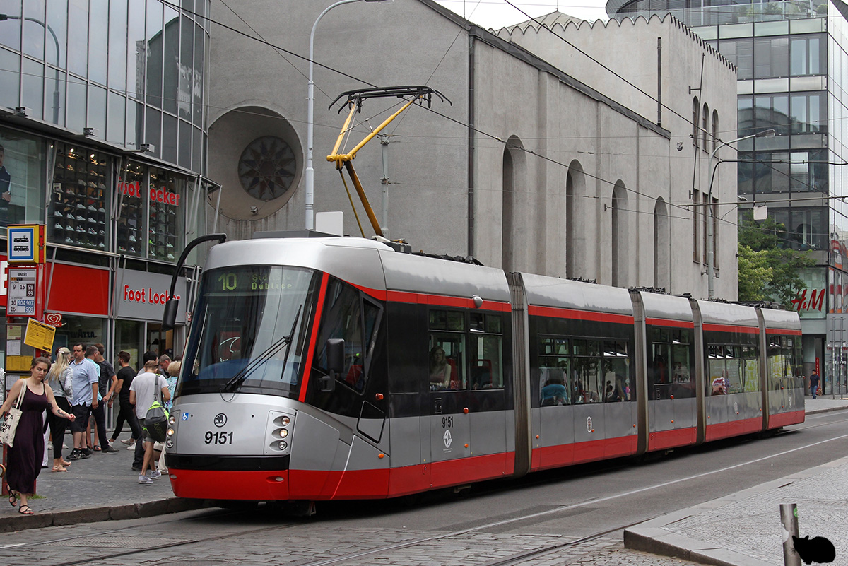 Прага, Škoda 14T Elektra № 9151