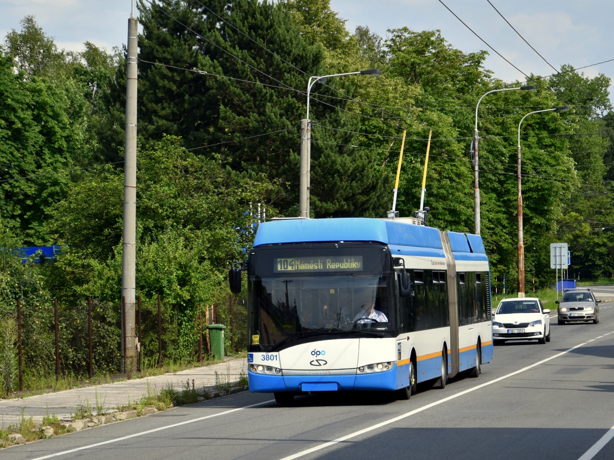 Острава, Solaris Trollino III 18 AC № 3801 Острава, Solaris Trollino III 18 AC № 3801