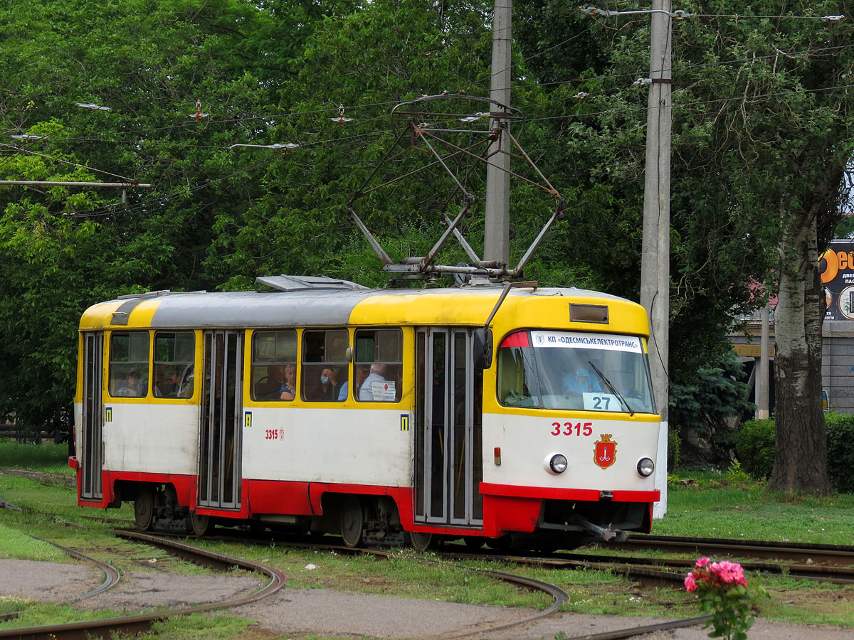 Одесса, Tatra T3R.P № 3315