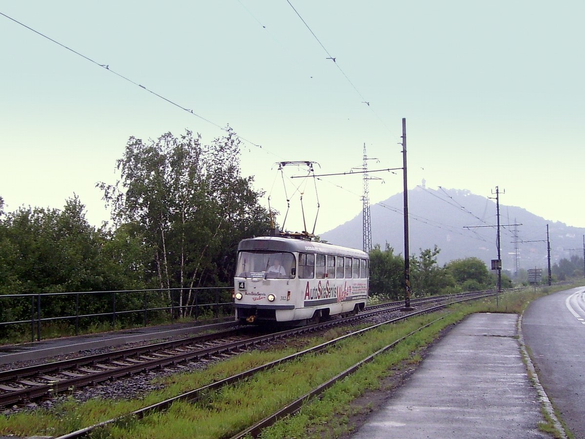 Мост ― Литвинов, Tatra T3M.3 № 312