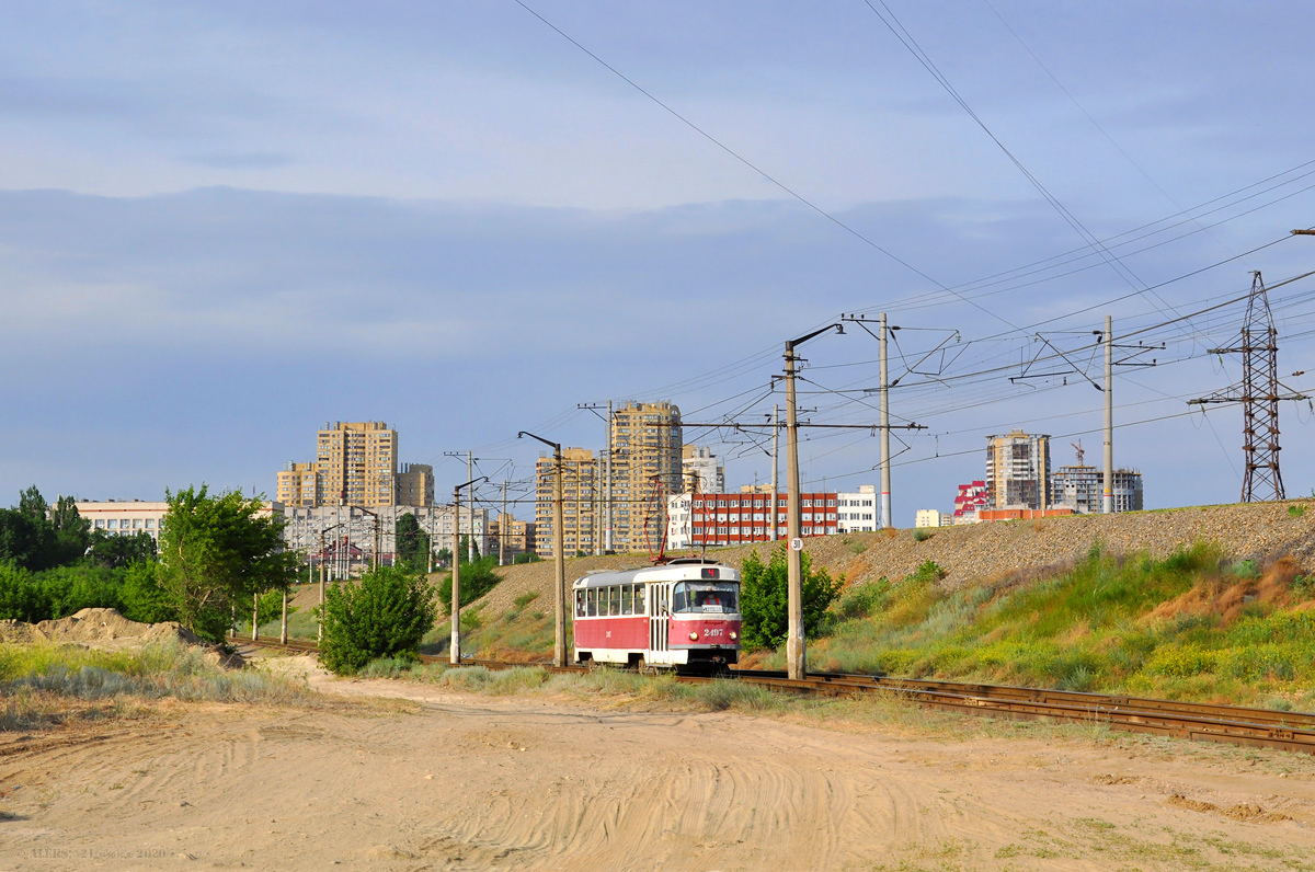 Волгоград, Tatra T3SU (двухдверная) № 2497