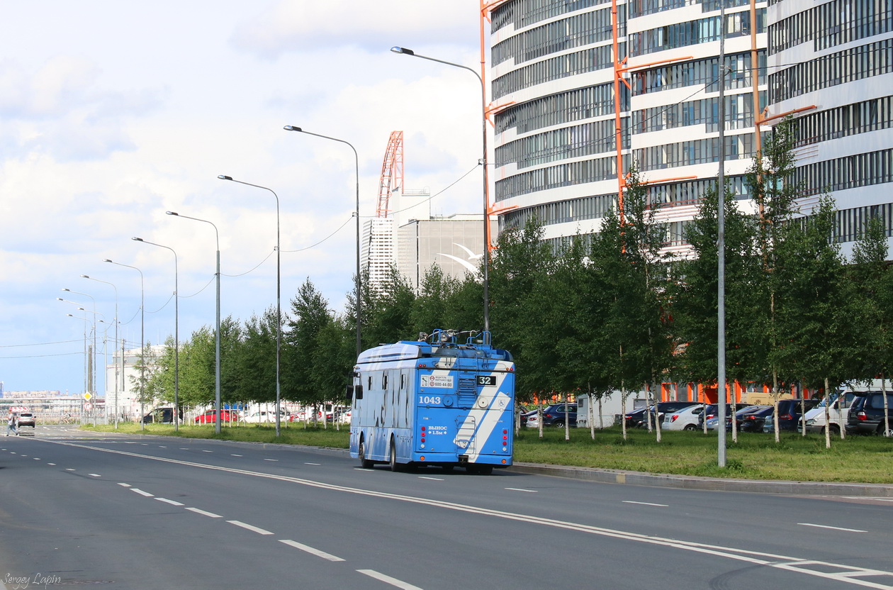 Saint-Petersburg, Trolza-5265.08 “Megapolis” № 1043 Saint-Petersburg, Trolza-5265.08 “Megapolis” № 1043