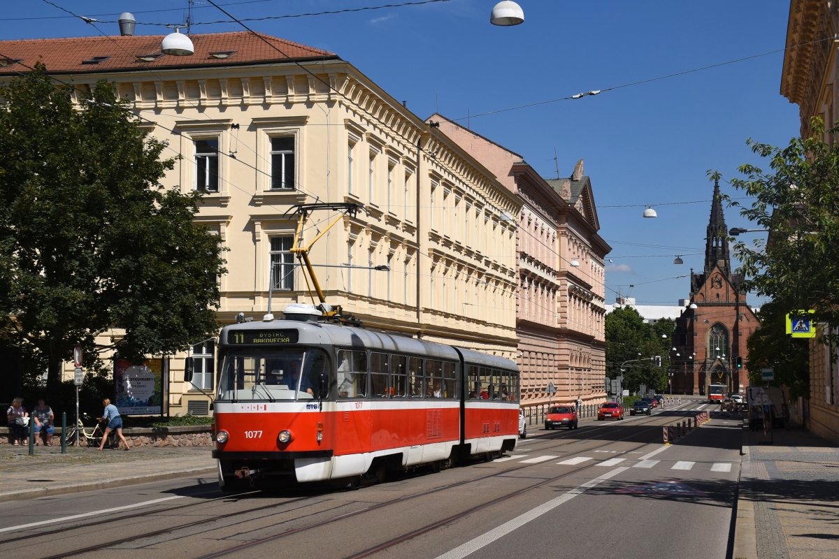 Брно, Tatra K2P № 1077