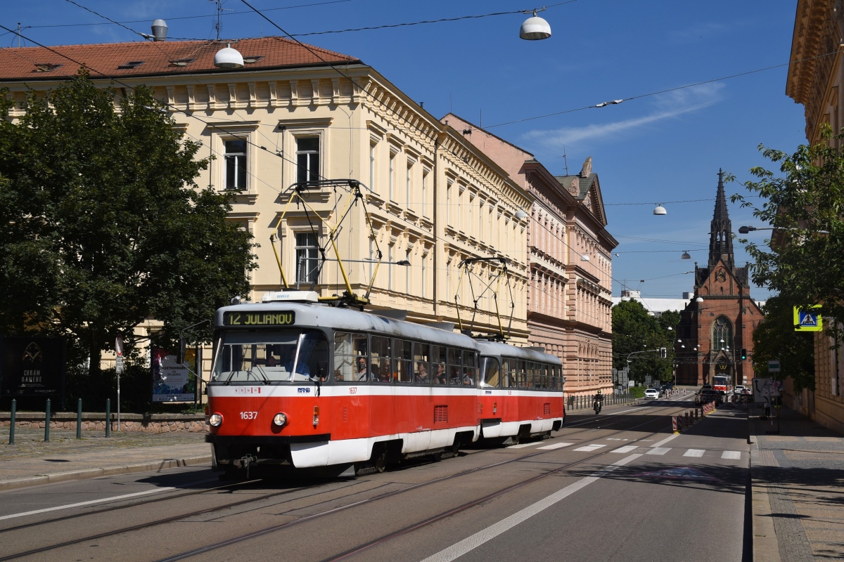 Брно, Tatra T3G № 1637; Брно, Tatra T3G № 1638