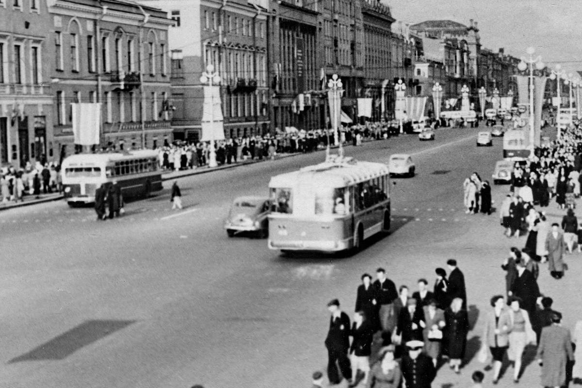 Санкт-Петербург, СВАРЗ ТБЭС № 02; Санкт-Петербург — Исторические фотографии троллейбусов