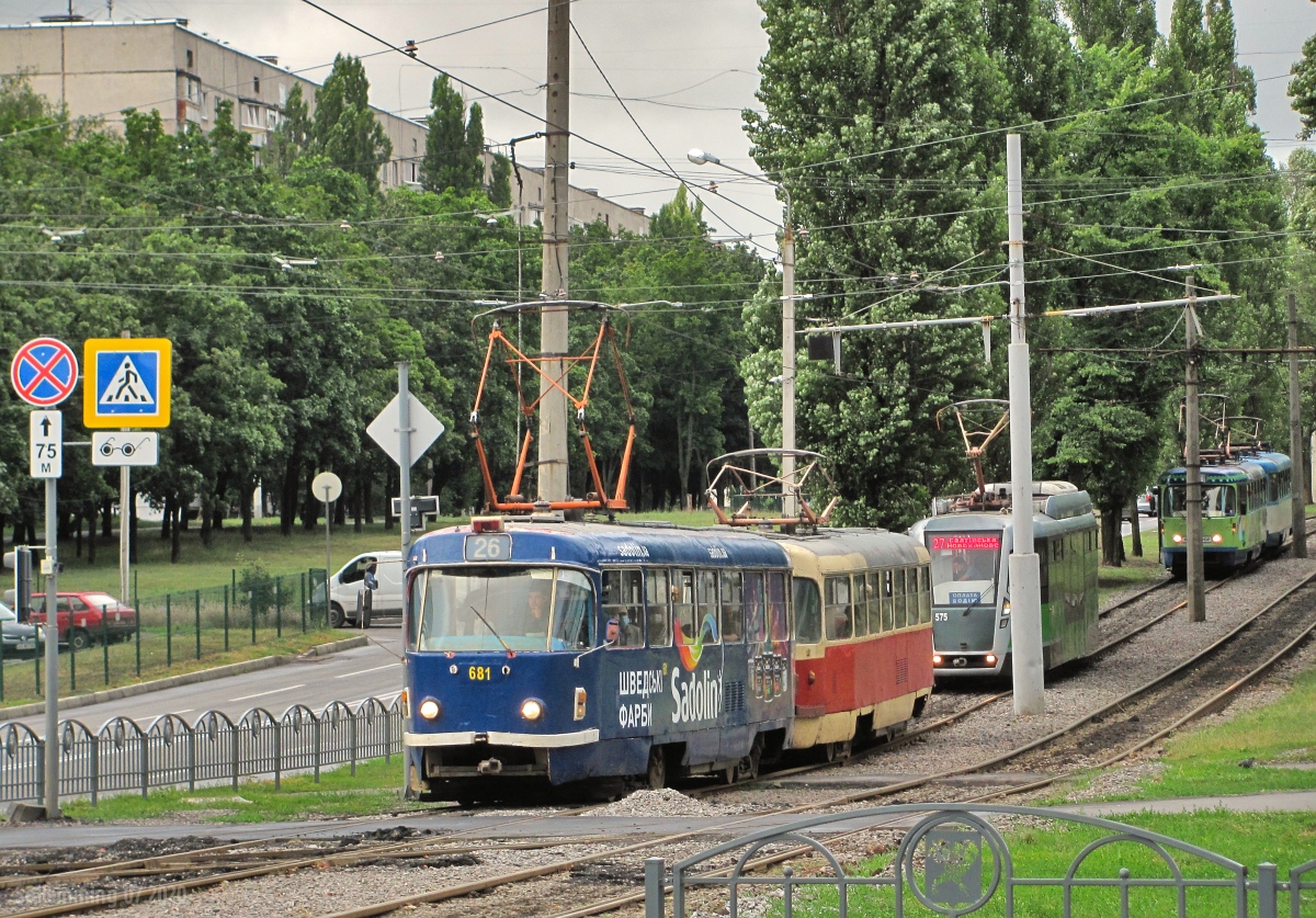 Харьков, Tatra T3SU № 681 Харьков, Tatra T3SU № 681