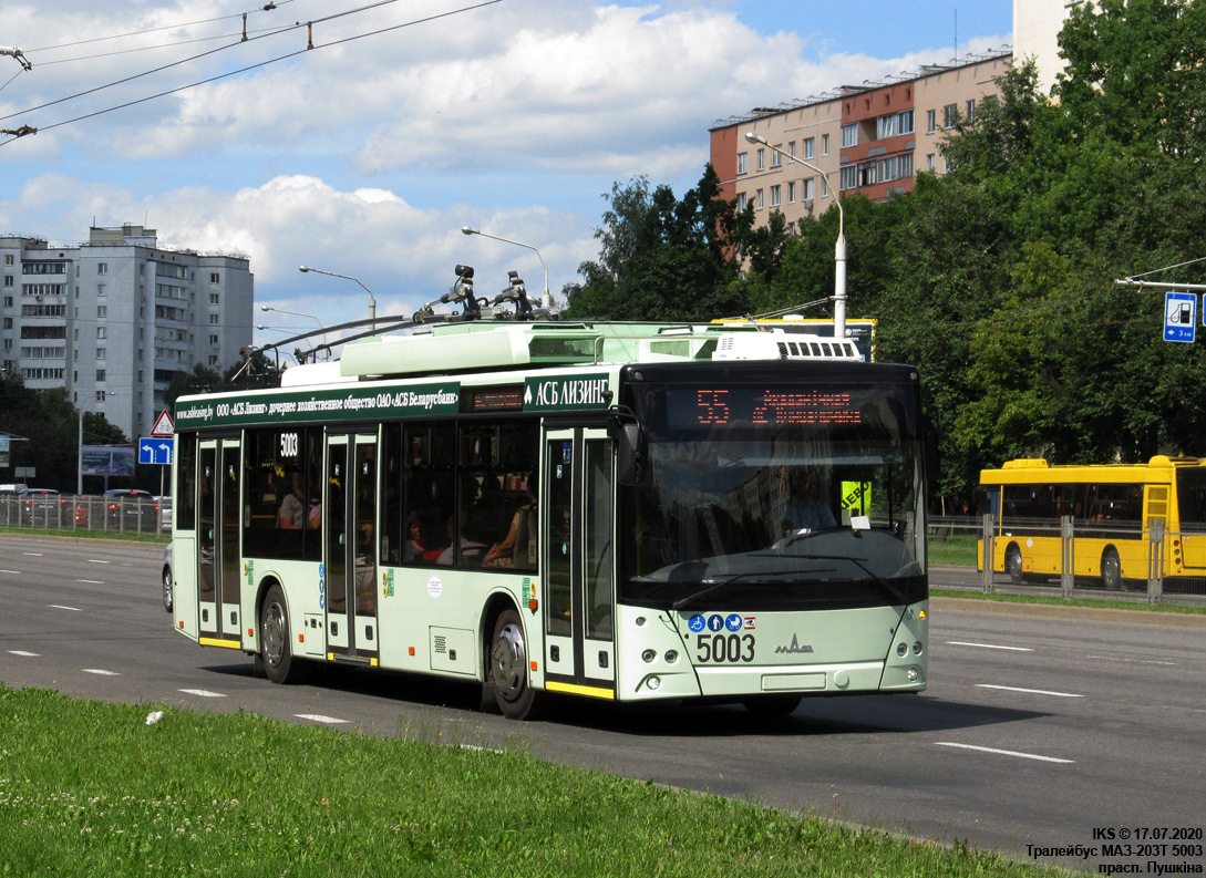 Минск, МАЗ-203Т70 № 5003