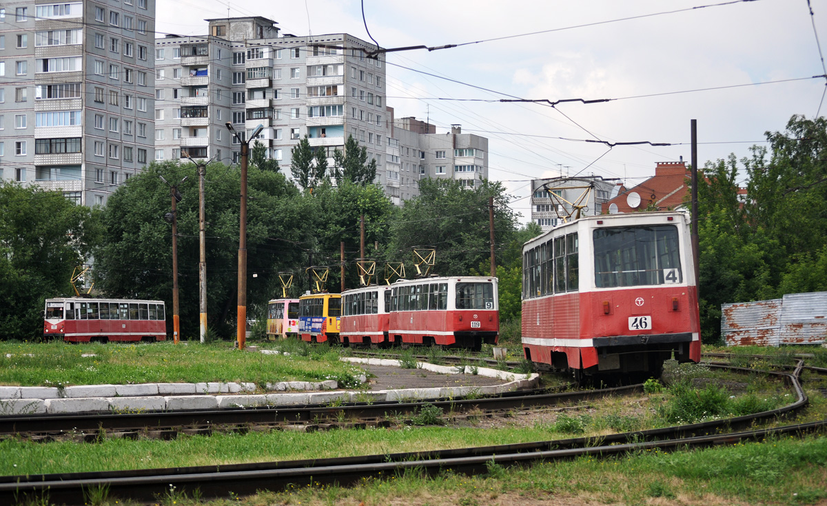 Омск, 71-605А № 46; Омск — Конечные станции и разворотные кольца