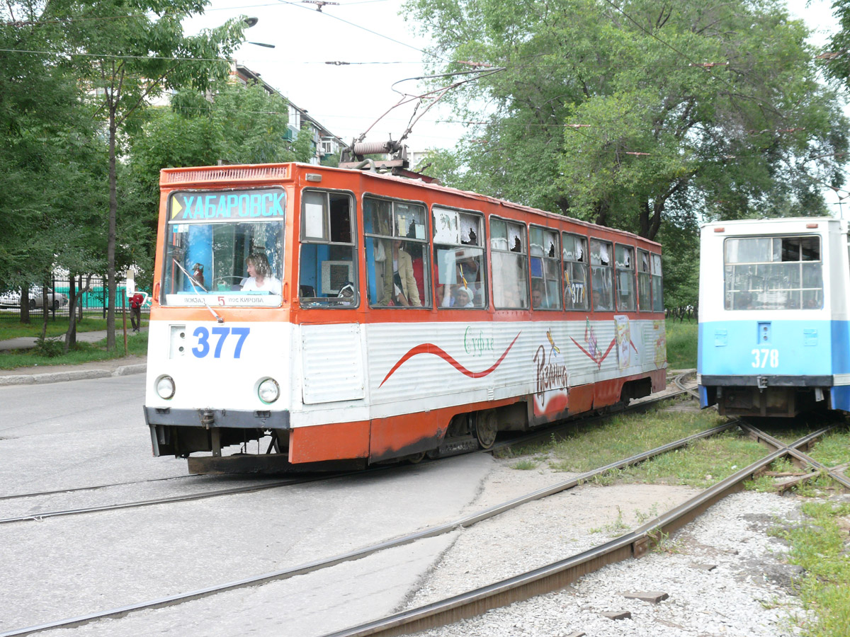 Хабаровск, 71-605 (КТМ-5М3) № 377