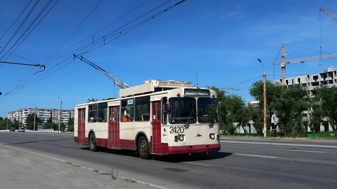 Челябинск, ЗиУ-682Г [Г00] № 2420