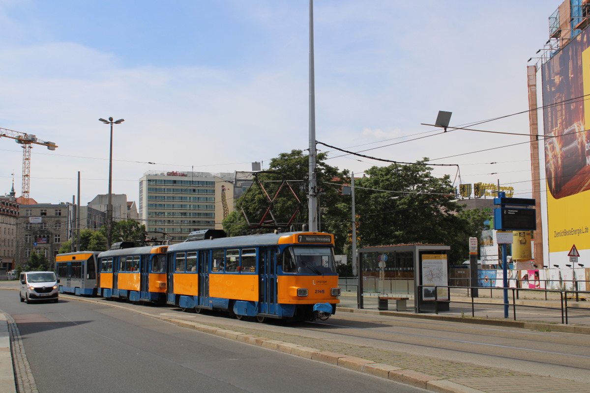 Лейпциг, Tatra T4D-M1 № 2145 Лейпциг, Tatra T4D-M1 № 2145