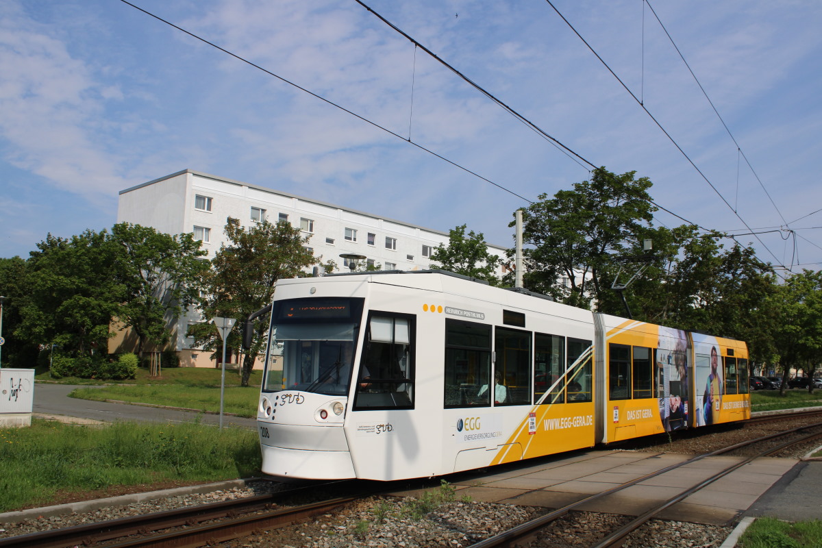 Gera, Alstom NGT8G № 208 Gera, Alstom NGT8G № 208