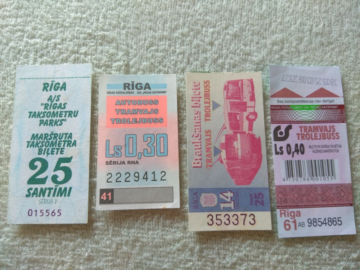 Рига — Проездные документы