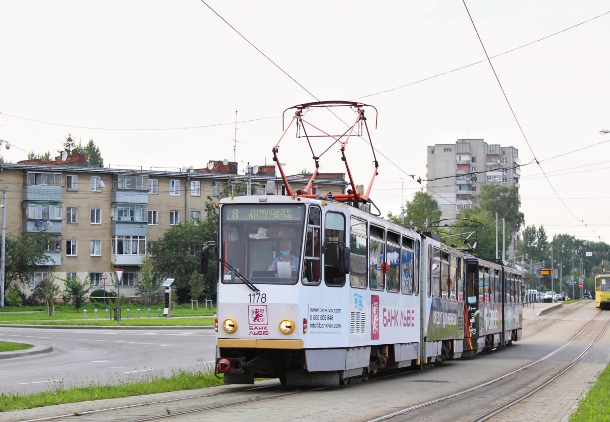 Львов, Tatra KT4D № 1178