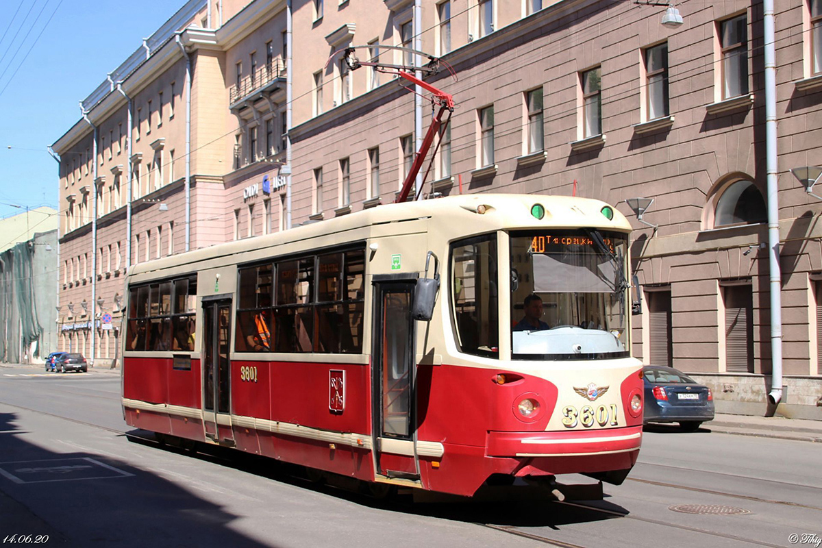 Санкт-Петербург, ЛМ-68М2 (мод. СПб ГЭТ) № 3601