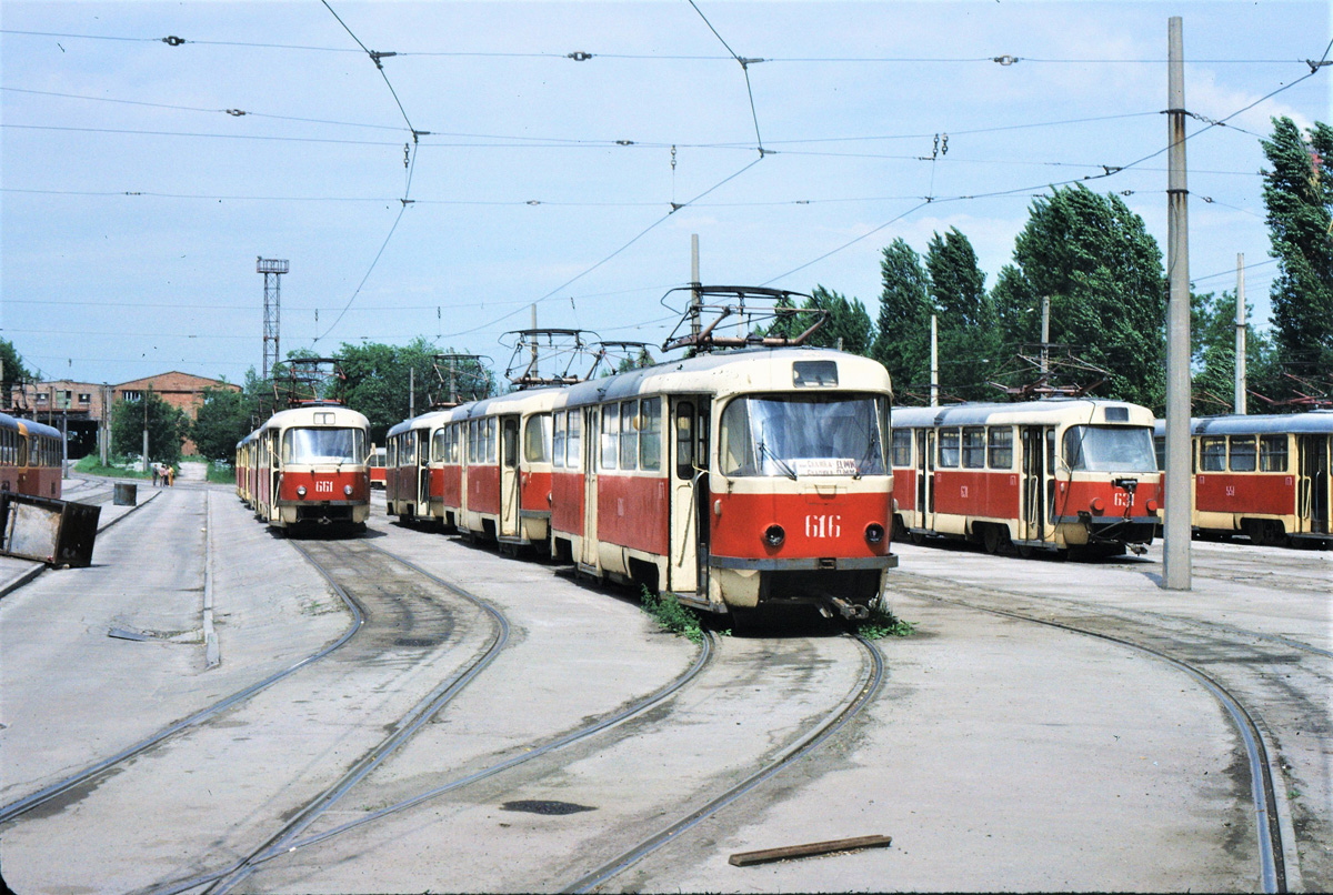 Каменское, Tatra T3SU № 661; Каменское, Tatra T3SU № 616; Каменское, Tatra T3SU № 631; Каменское, Tatra T3SU № 551