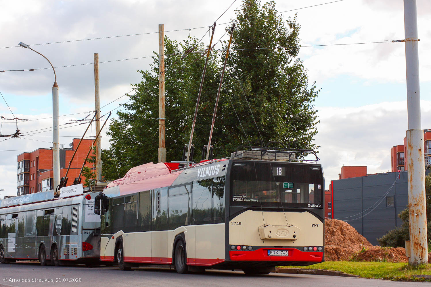 Wilno, Solaris Trollino IV 12 Škoda Nr 2749