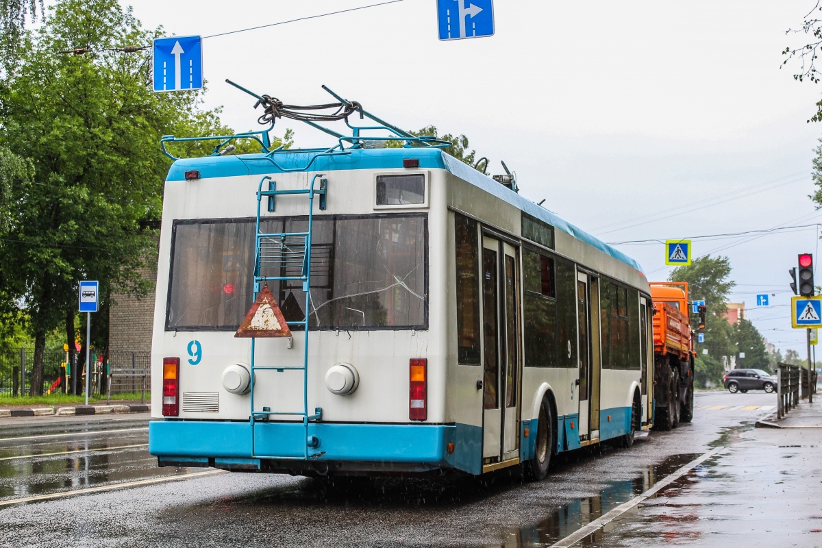 Tver, BKM 32102 № 9; Tver — "The final journey" of the Tver trolleybuses