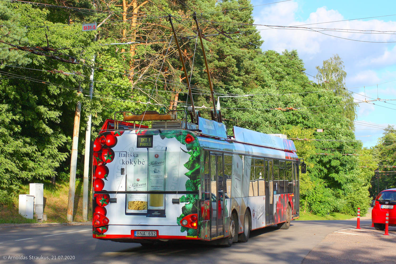 Vilnius, Solaris Trollino II 15 AC Nr. 1692