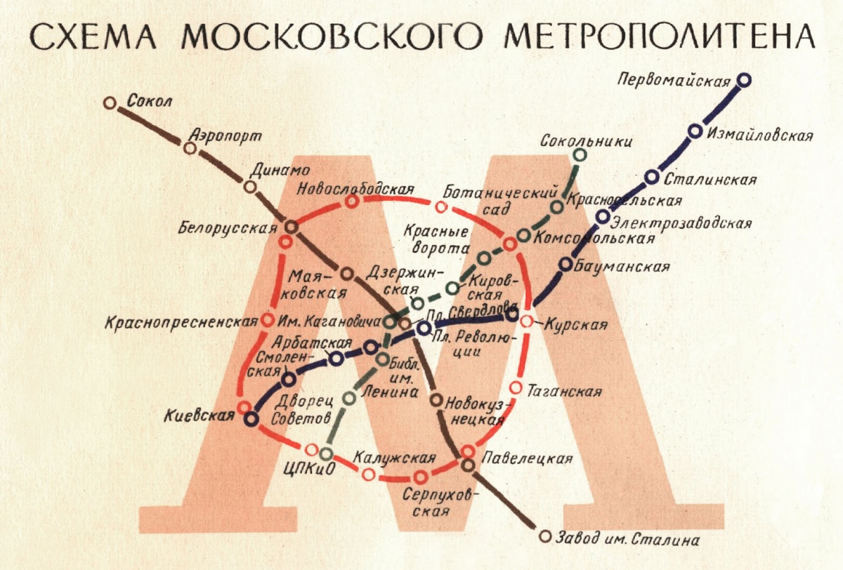 Москва — Метрополитен — Схемы