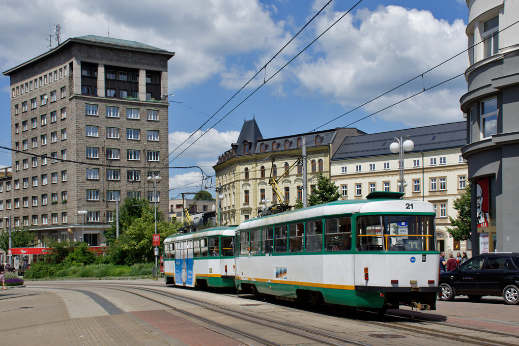 Liberec ― Jablonec nad Nisou, Tatra T3R.PV N°. 21