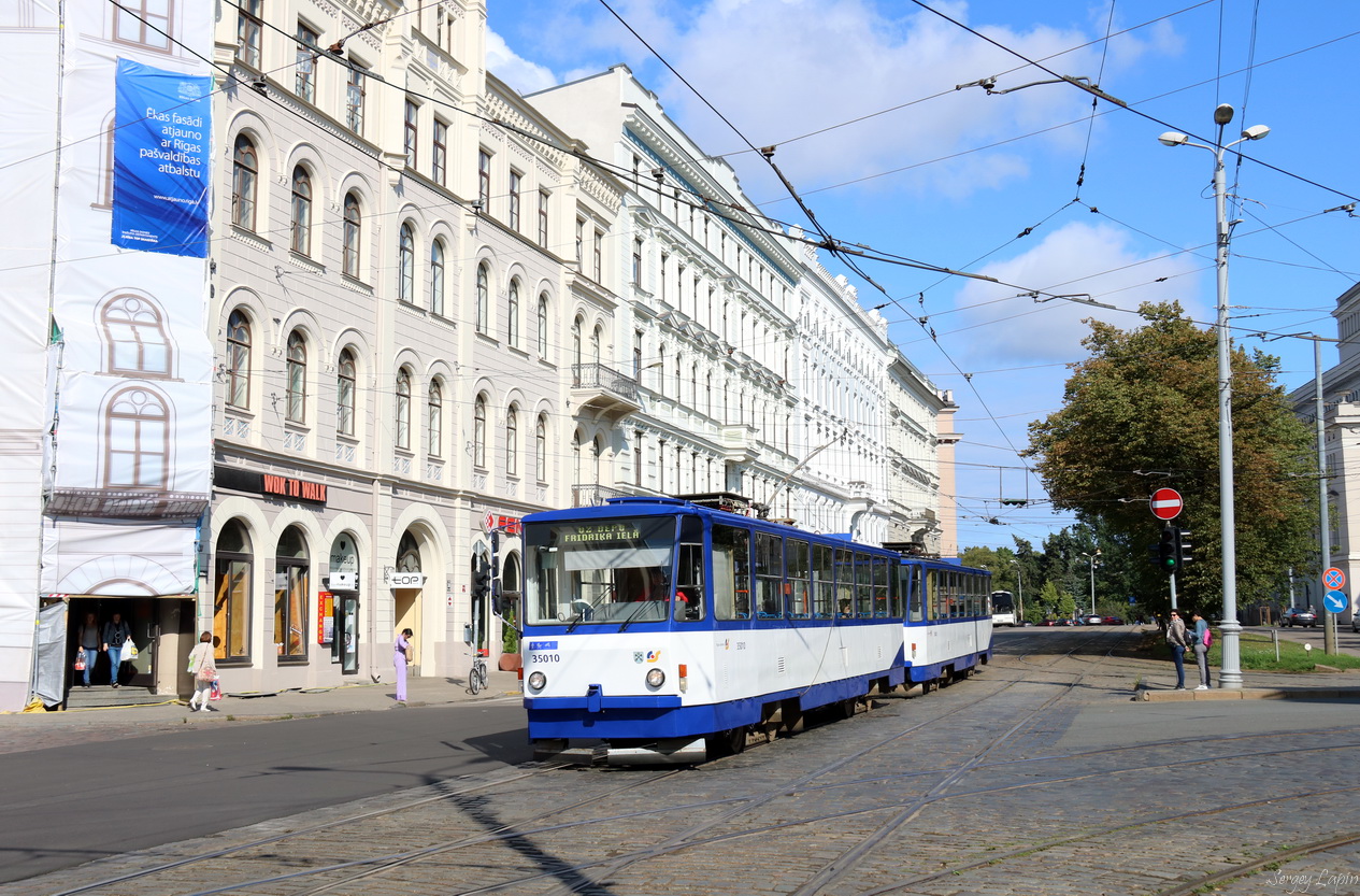 Рига, Tatra T3MR (T6B5-R) № 35010