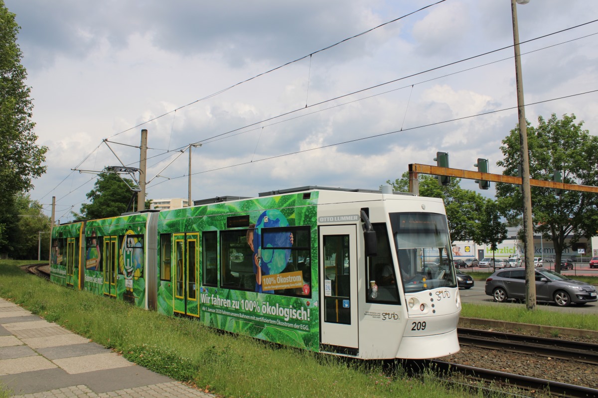 Gera, Alstom NGT8G Nr 209