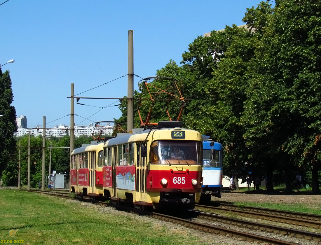 Харьков, Tatra T3SU № 685