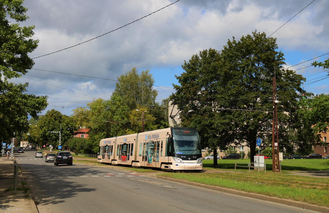 Рига, Škoda 15T ForCity Alfa Riga № 57158