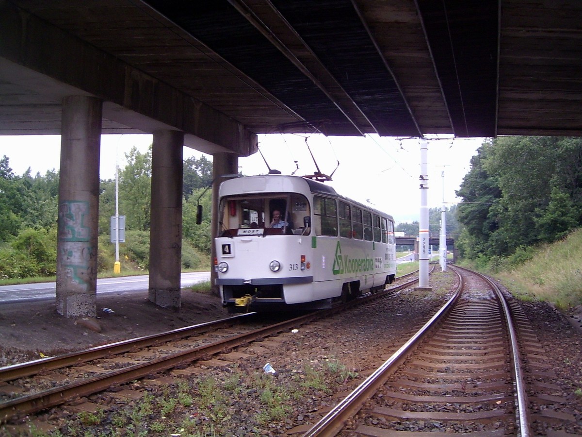 Most - Litvínov, Tatra T3M.3 № 313