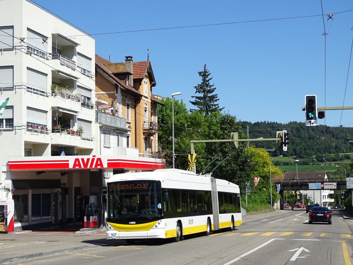 Шаффхаузен, Hess SwissTrolley 3 (BGT-N2C) № 107