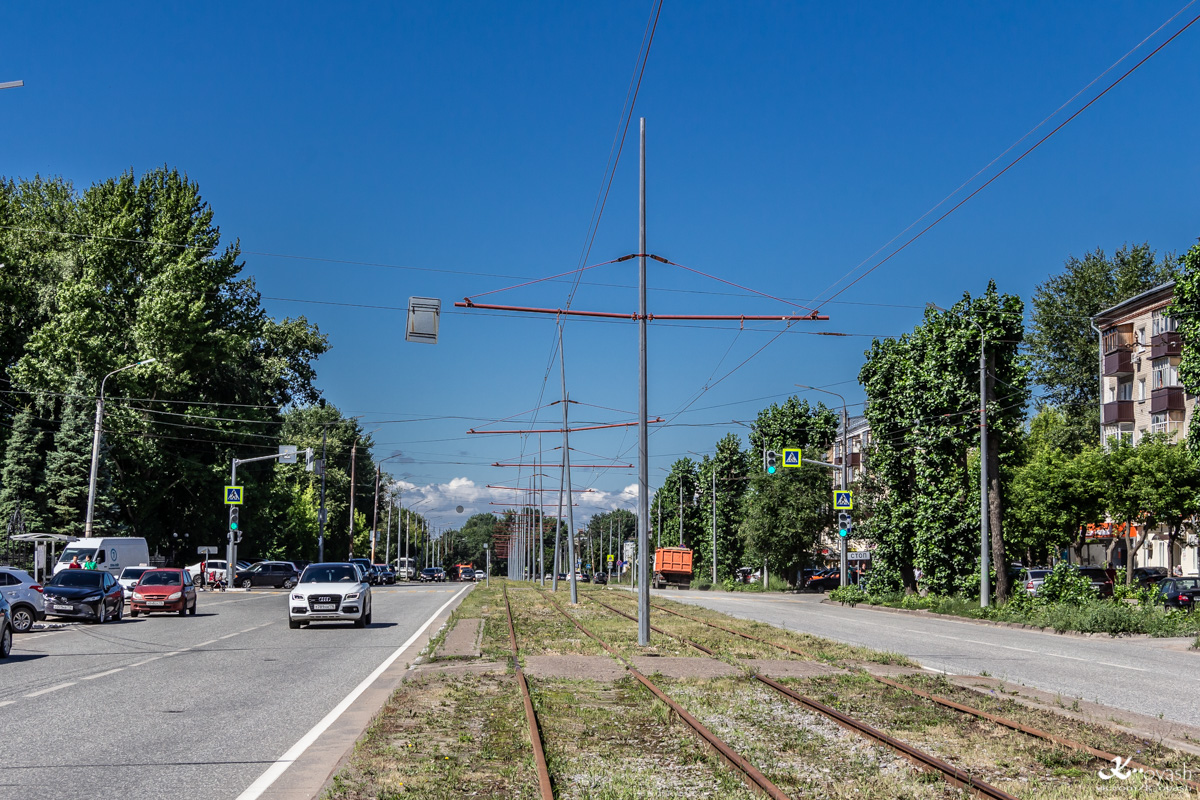 Казань — Реконструкции трамвайных линий