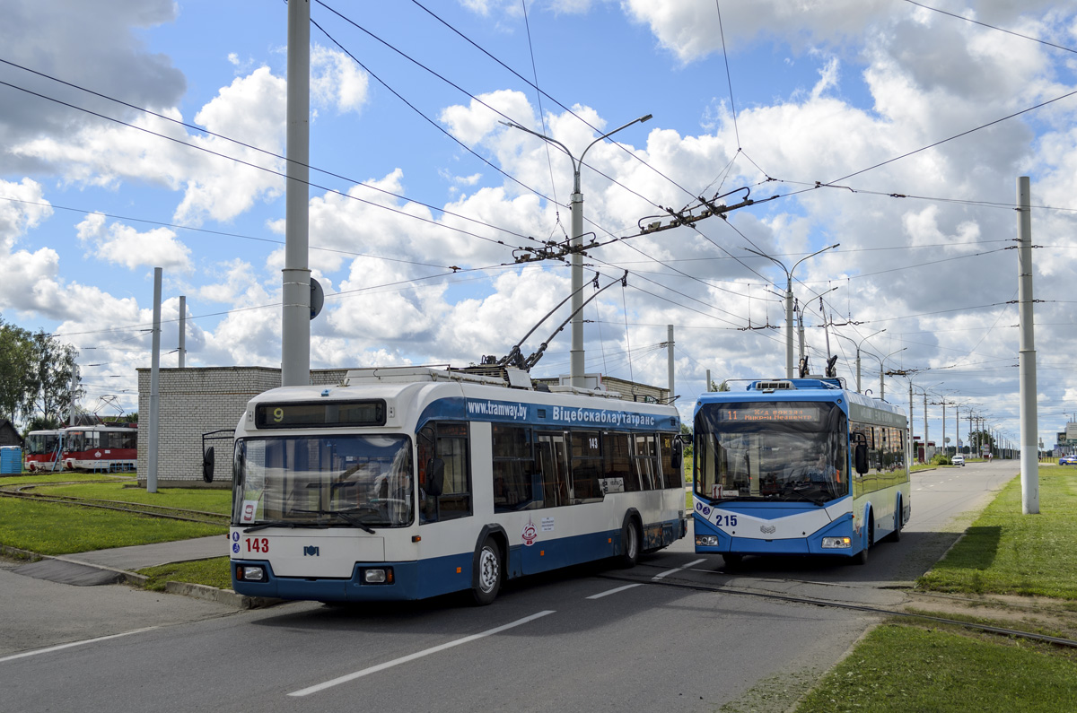 Витебск, БКМ 32102 № 143; Витебск, БКМ 321 № 215