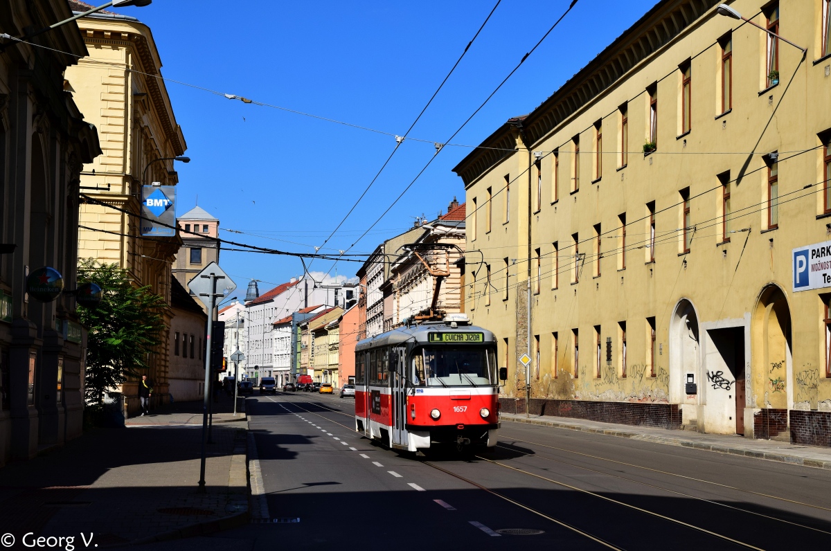 Брно, Tatra T3R.PV № 1657