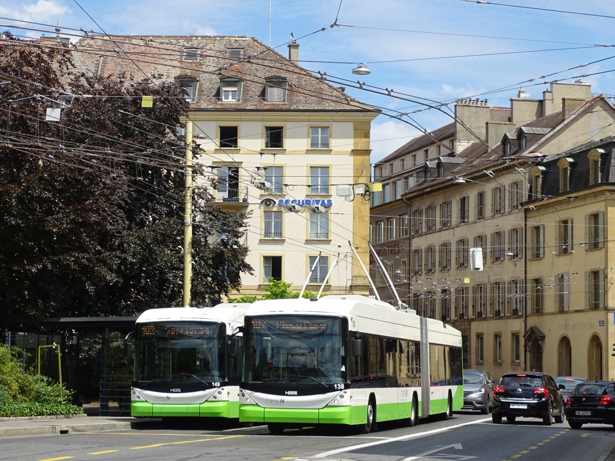 Невшатель, Hess SwissTrolley 3 (BGT-N2C) № 138